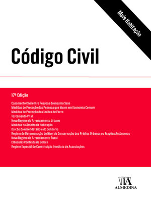 cover image of Código Civil--17ª Edição